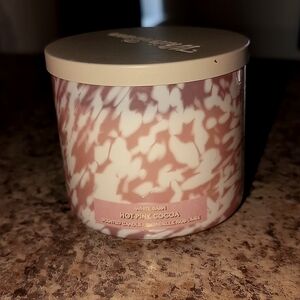 Hot Pink Cocoa candle